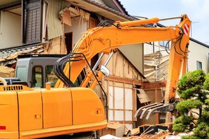 解体工事の写真